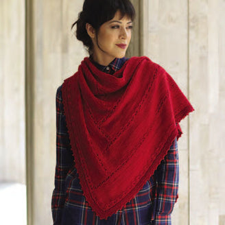 Wellingborough Shawl Wrap Knitting Pattern