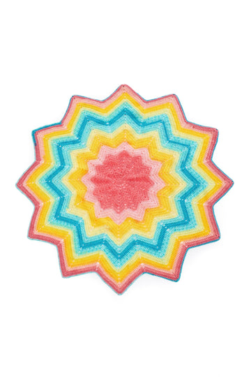 Starburst Blankie in Lion Brand Mandala Baby PDF