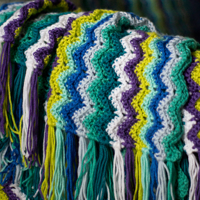 Universal Yarn Colorbloom Afghan Kit