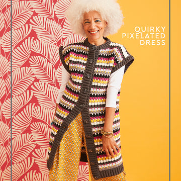 Paintbox Yarns Quirky Pixellate Dress Crochet Pattern