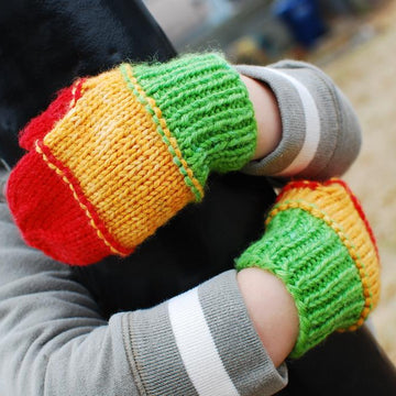 Red Light Green Light Hat & Mittens