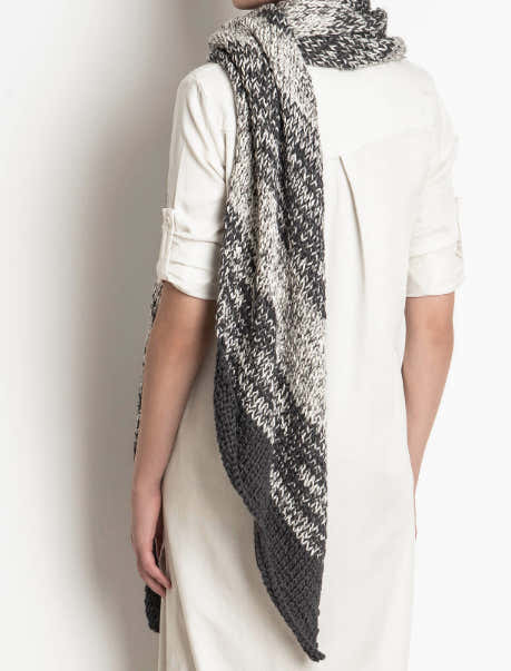 Blue Sky Fibers Worthington Wrap Scarf Knitting Pattern