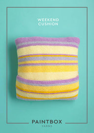 Paintbox Yarns Weekend Cushion Knitting Pattern