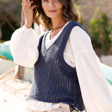 Rowan Cotton Trio Cardigan Knitting Pattern