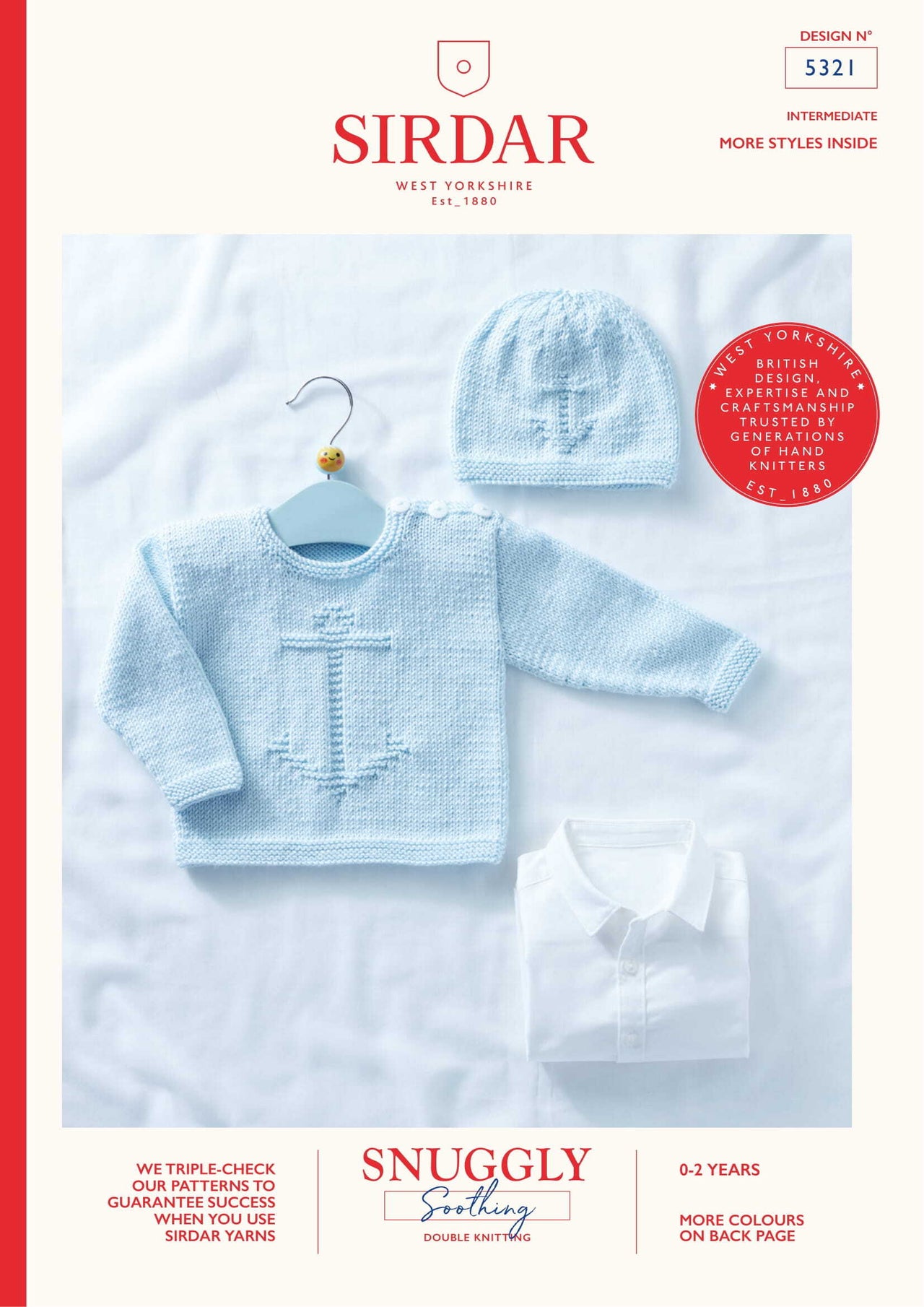 Sirdar 5321 Pullover and Hat in Soothing PDF