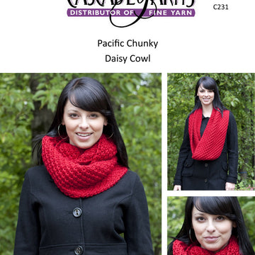 Cascade Yarns C Daisy Cowl Knitting Pattern