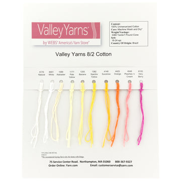 Valley Yarns Color Cards