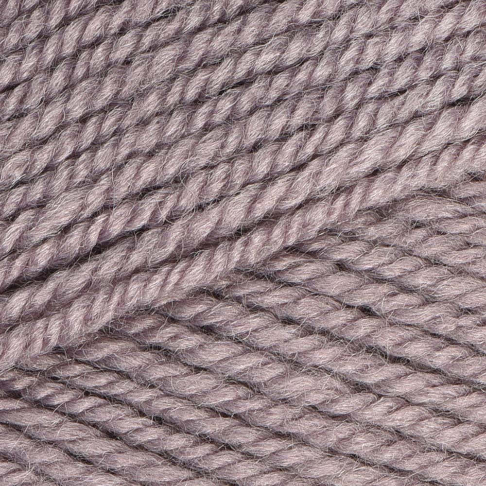 Plymouth Encore Worsted yarn ball in Purple Dusk - machine washable 75% acrylic 25% wool worsted