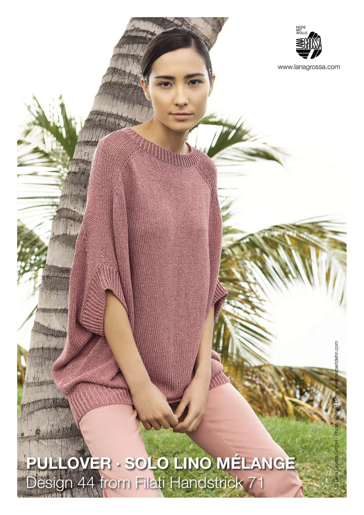 Lana Grossa Pullover Jumper Knitting Pattern