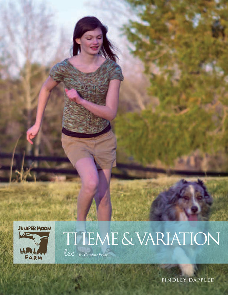 Theme & Variation Tee Top Knitting Pattern