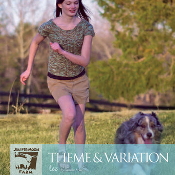 Theme & Variation Tee Top Knitting Pattern