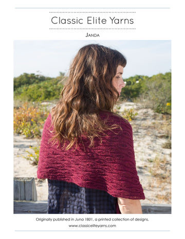 Classic Elite Yarns Janda Wrap Knitting Pattern