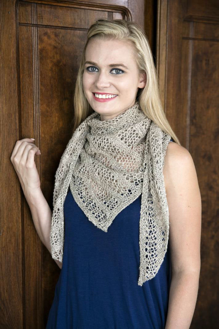 Ridged Shawl Wrap Knitting Pattern