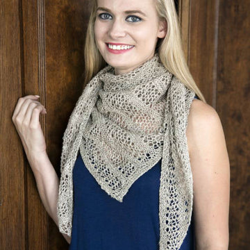 Ridged Shawl Wrap Knitting Pattern