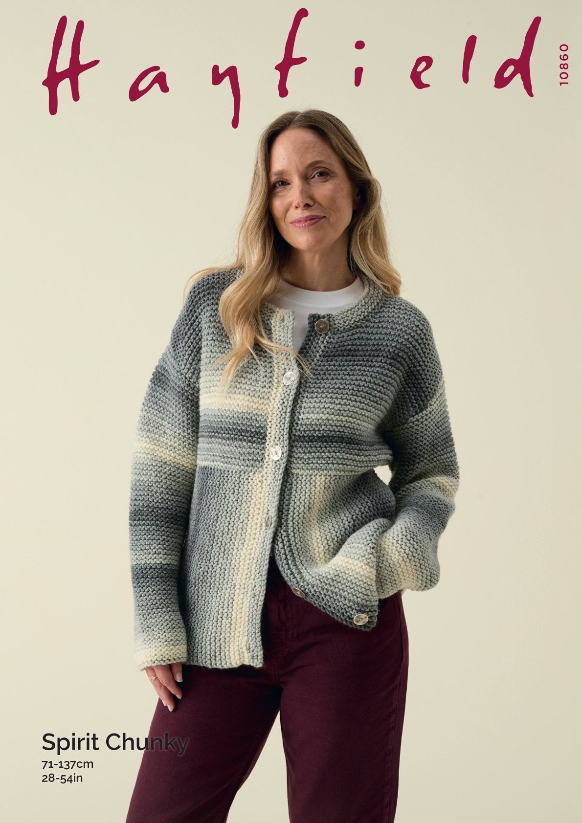 Two Direction Cardigan in Hayfield Spirit Chunky  10860 PDF