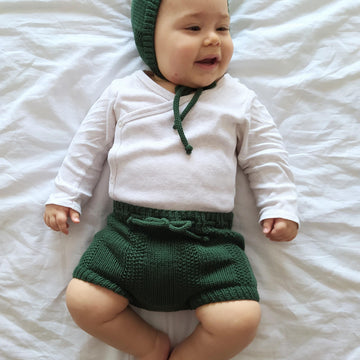 Spring Duo Baby Bloomers and Bonnet | 0-24 months