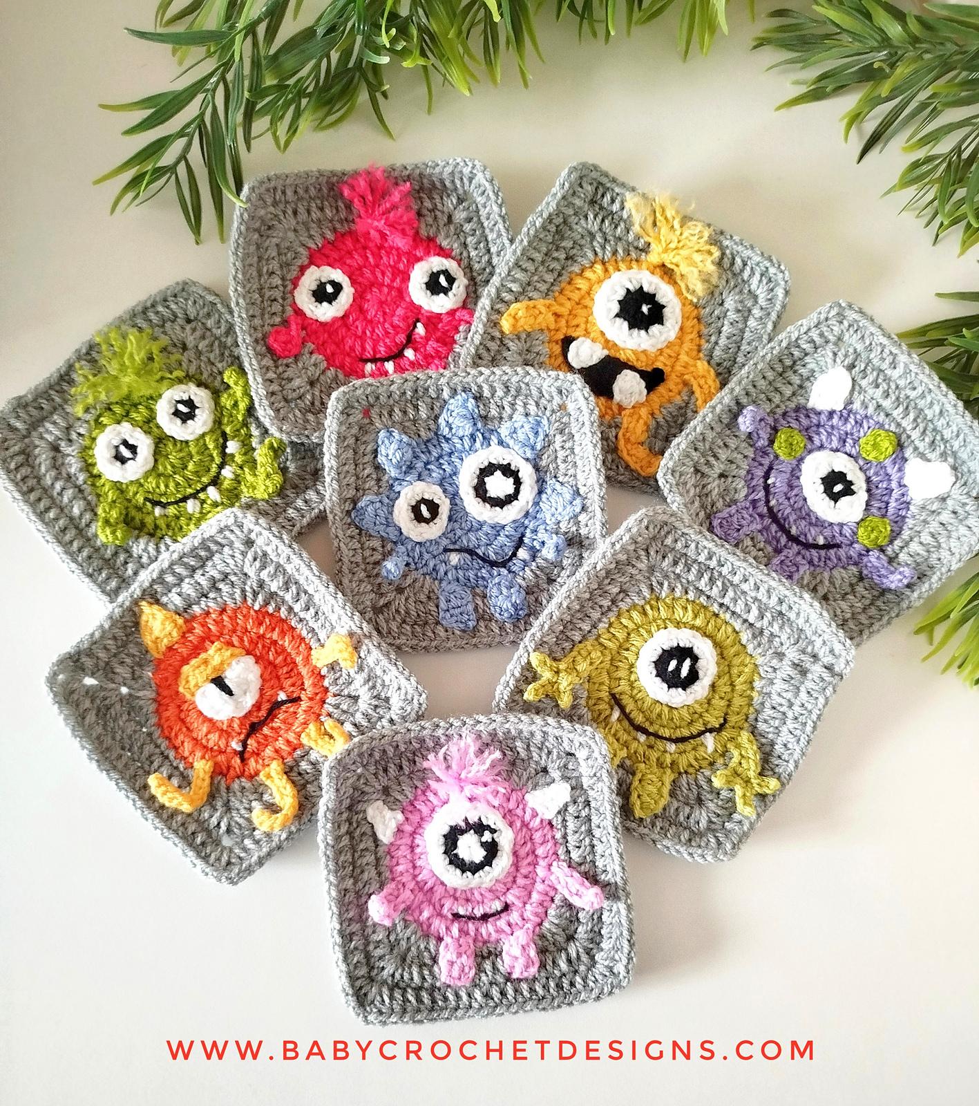 Little Monster Granny Squares