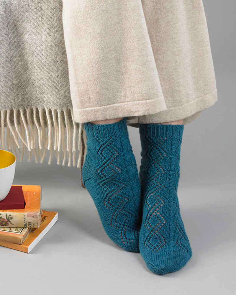 Debbie Bliss Enya Socks Knitting Pattern