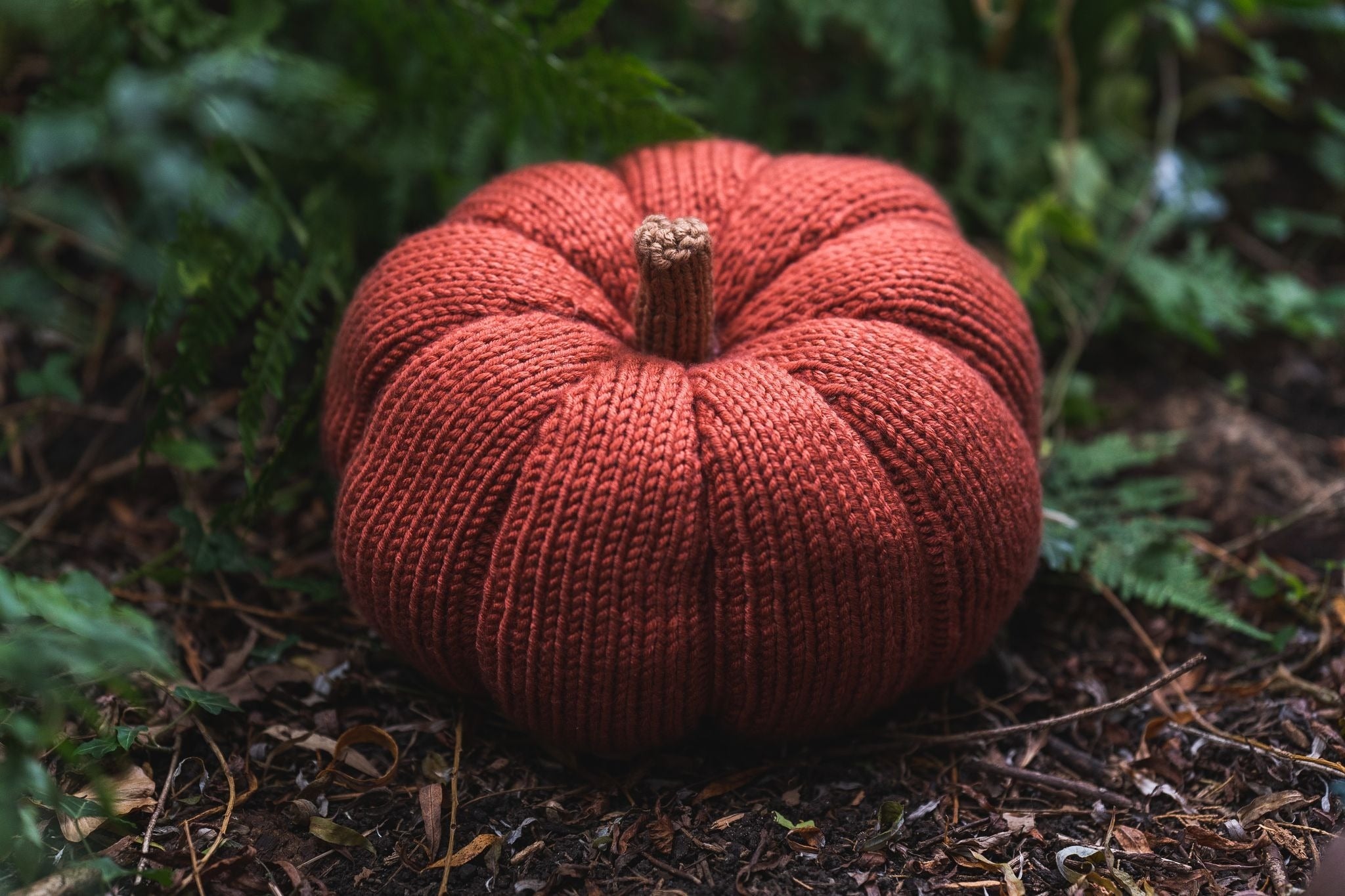 Deramores Pumpkin Decoration Knitting Pattern