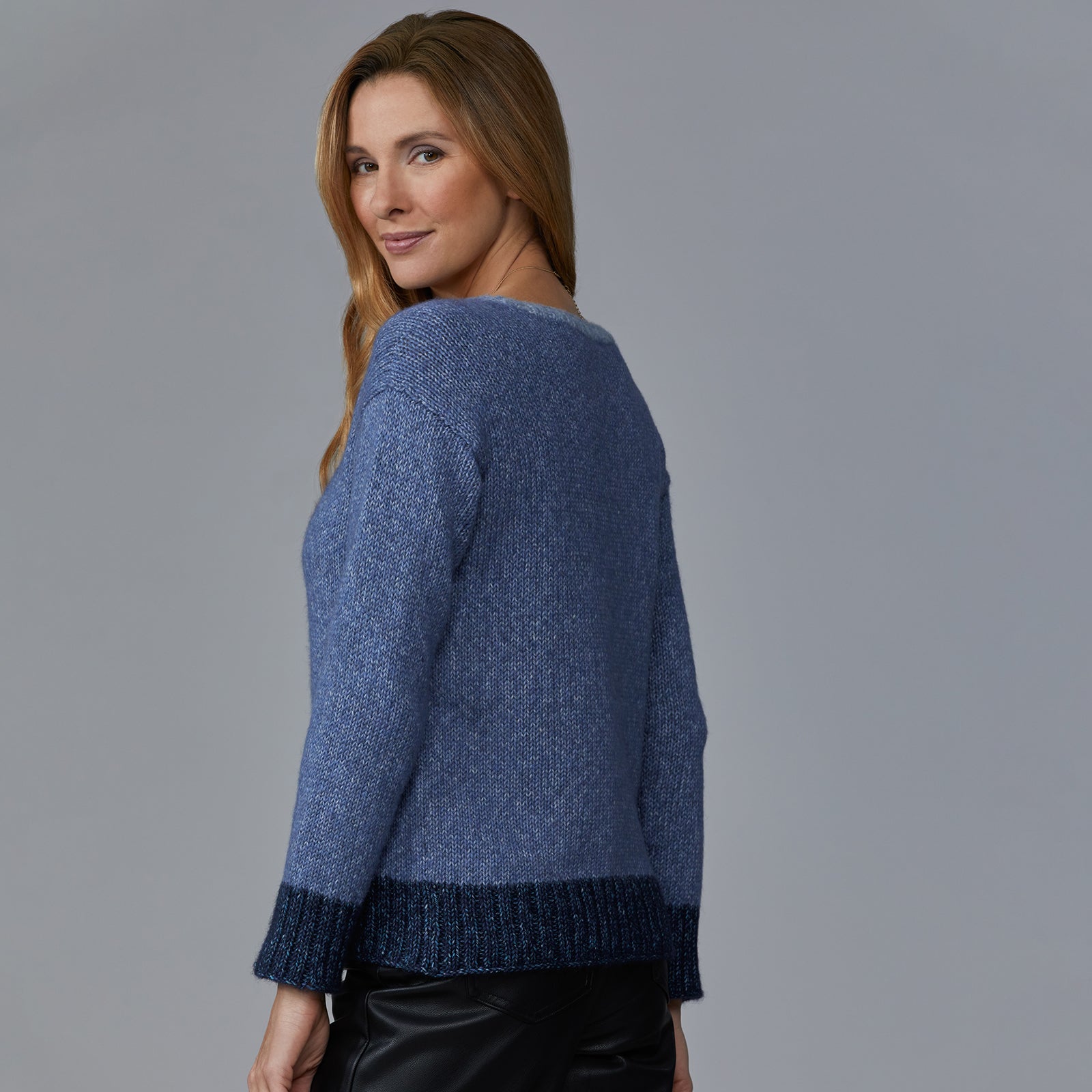Stacy Charles Fine Yarns Brooklyn Pullover Knitting Pattern