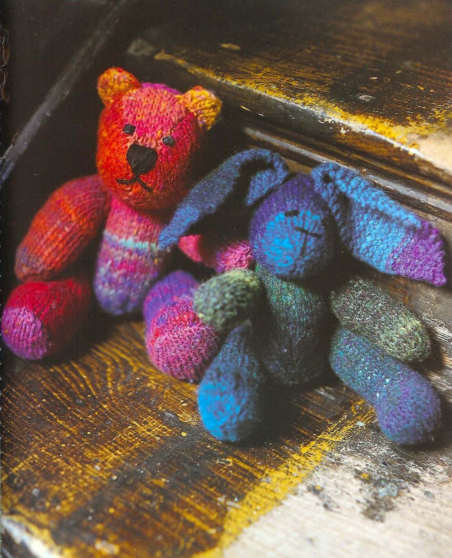 Noro Bear Toy Knitting Pattern