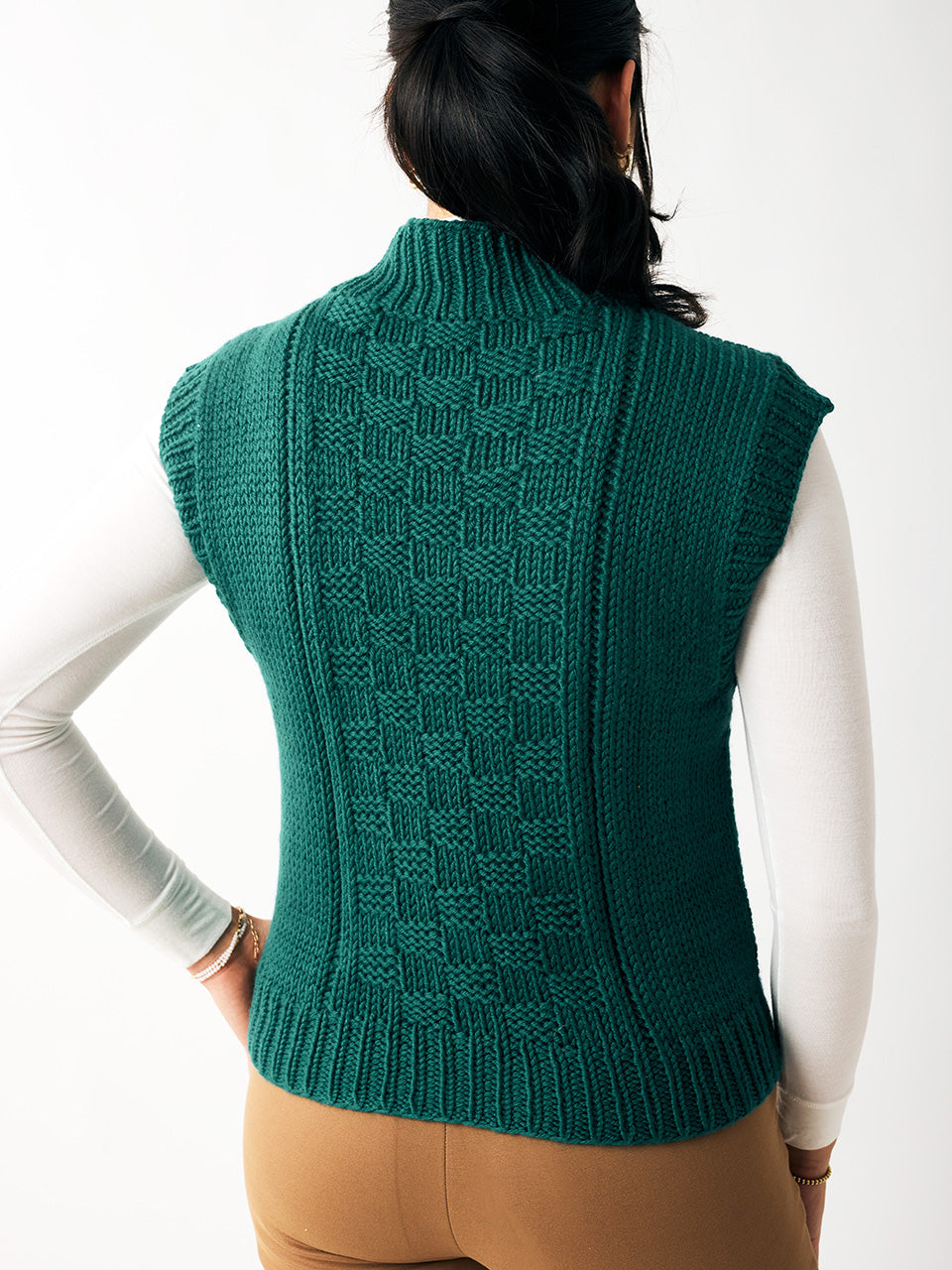 Arlon Vest in Berroco Merino 401 Chunky