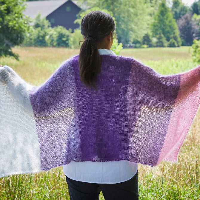 Valley Yarns Cold Spring Shawl Knitting Pattern