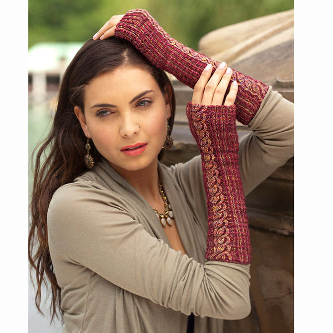 Malabrigo Greywacke Gloves Knitting Pattern