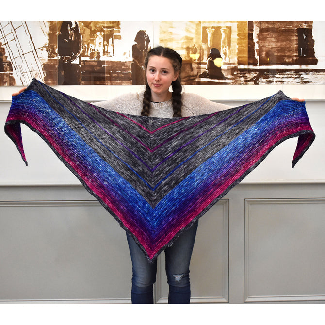 Wonderland Yarns Secret Staircase Shawl Knitting Pattern