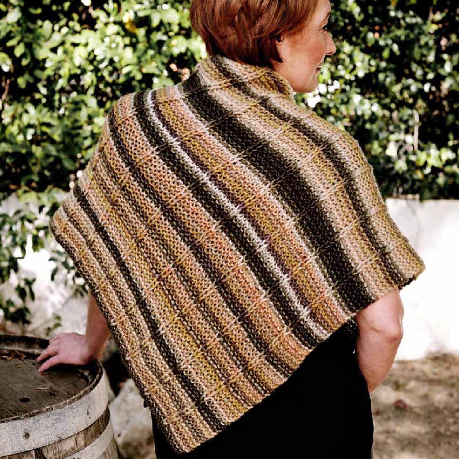 Trendsetter Yarns K Candyland - Vertical Slip Garter Rib Triangle Shawl