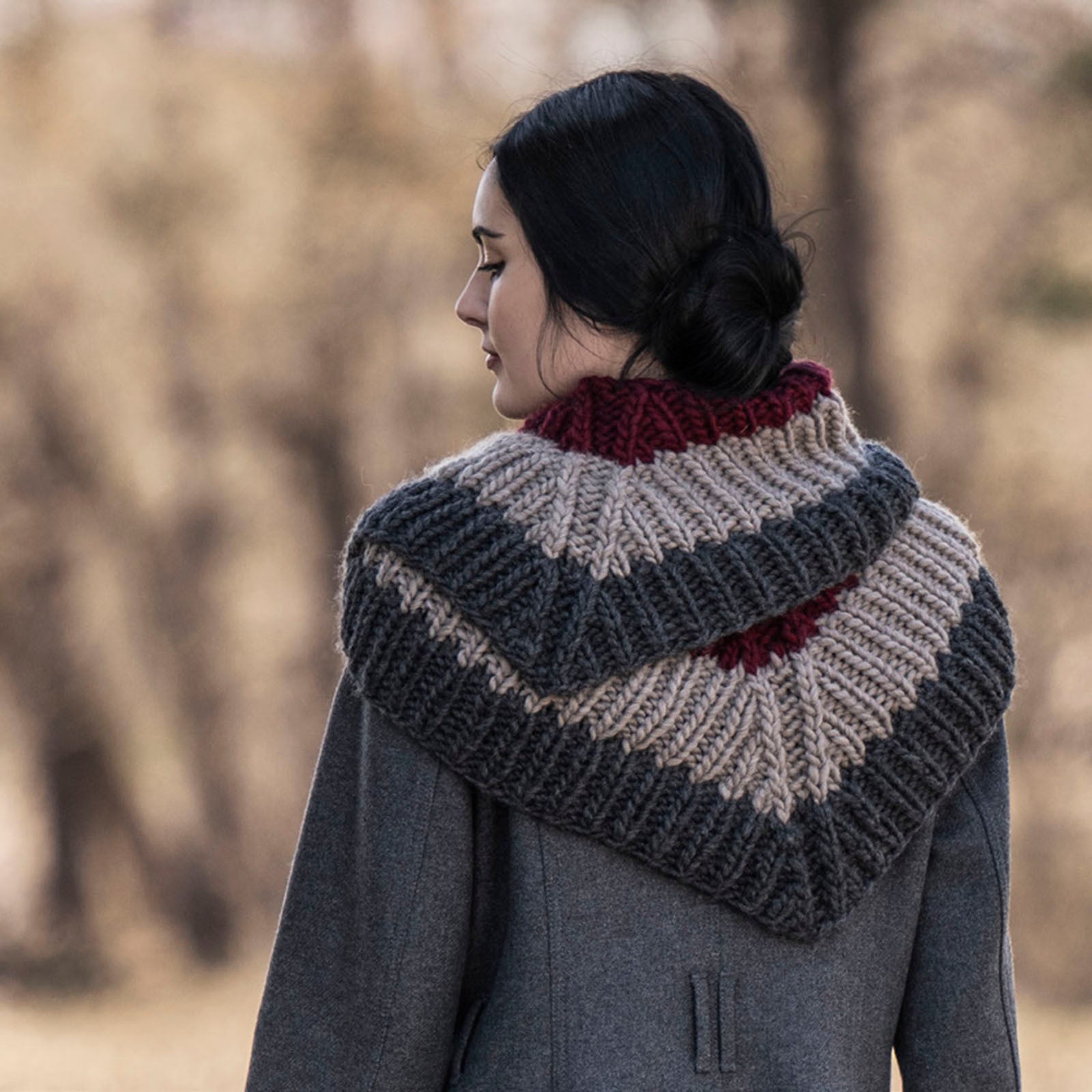 Blue Sky Fibers Fletcher Cowl Knitting Pattern