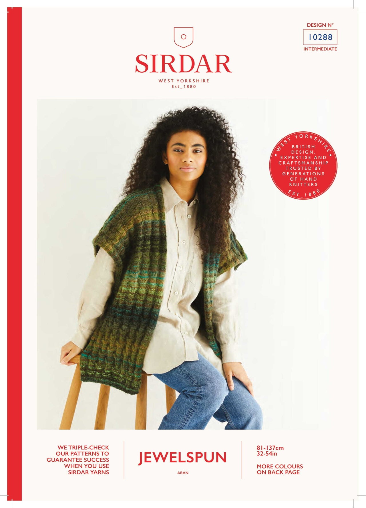 Sirdar 10288 Textured Wrap in Jewelspun PDF