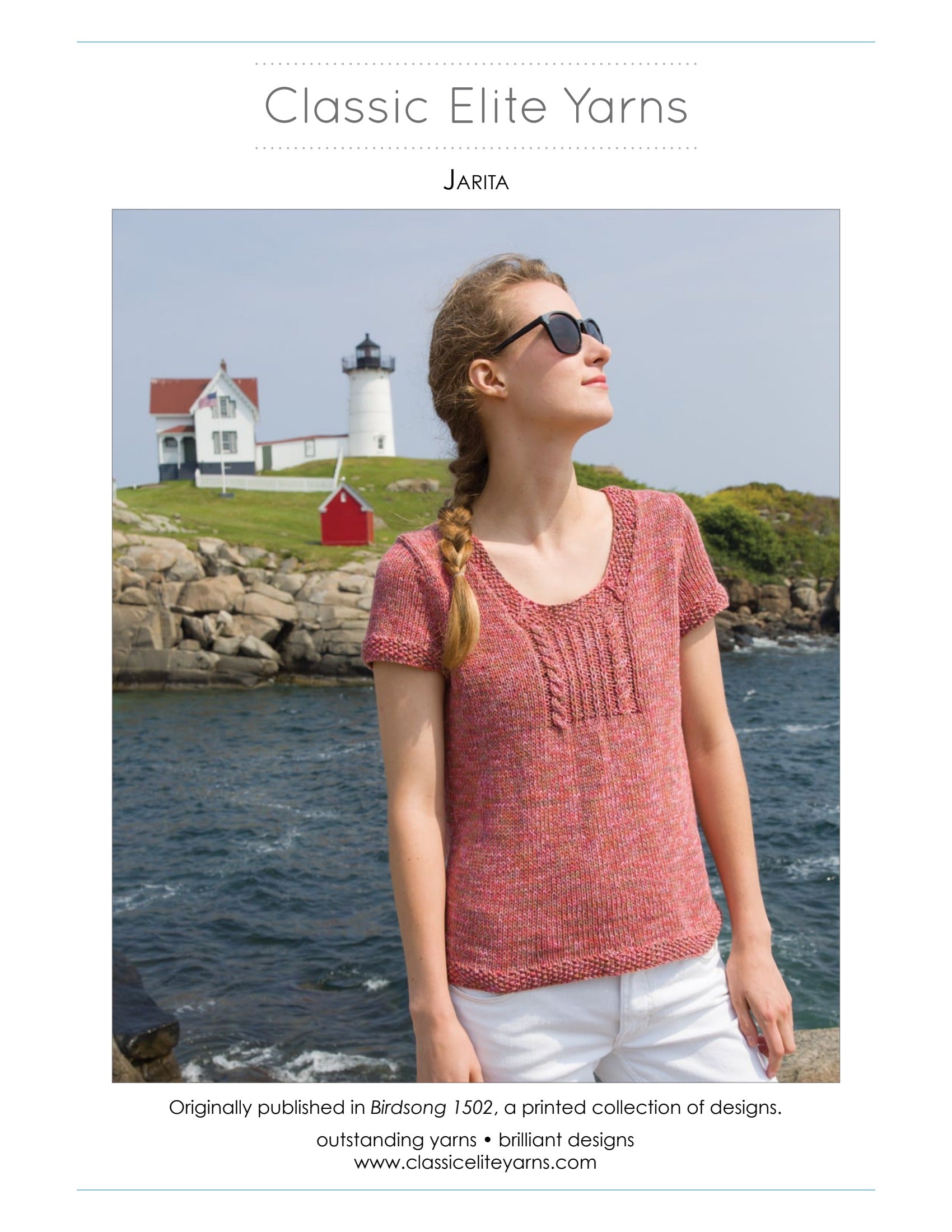 Classic Elite Yarns Jarita Jumper Knitting Pattern