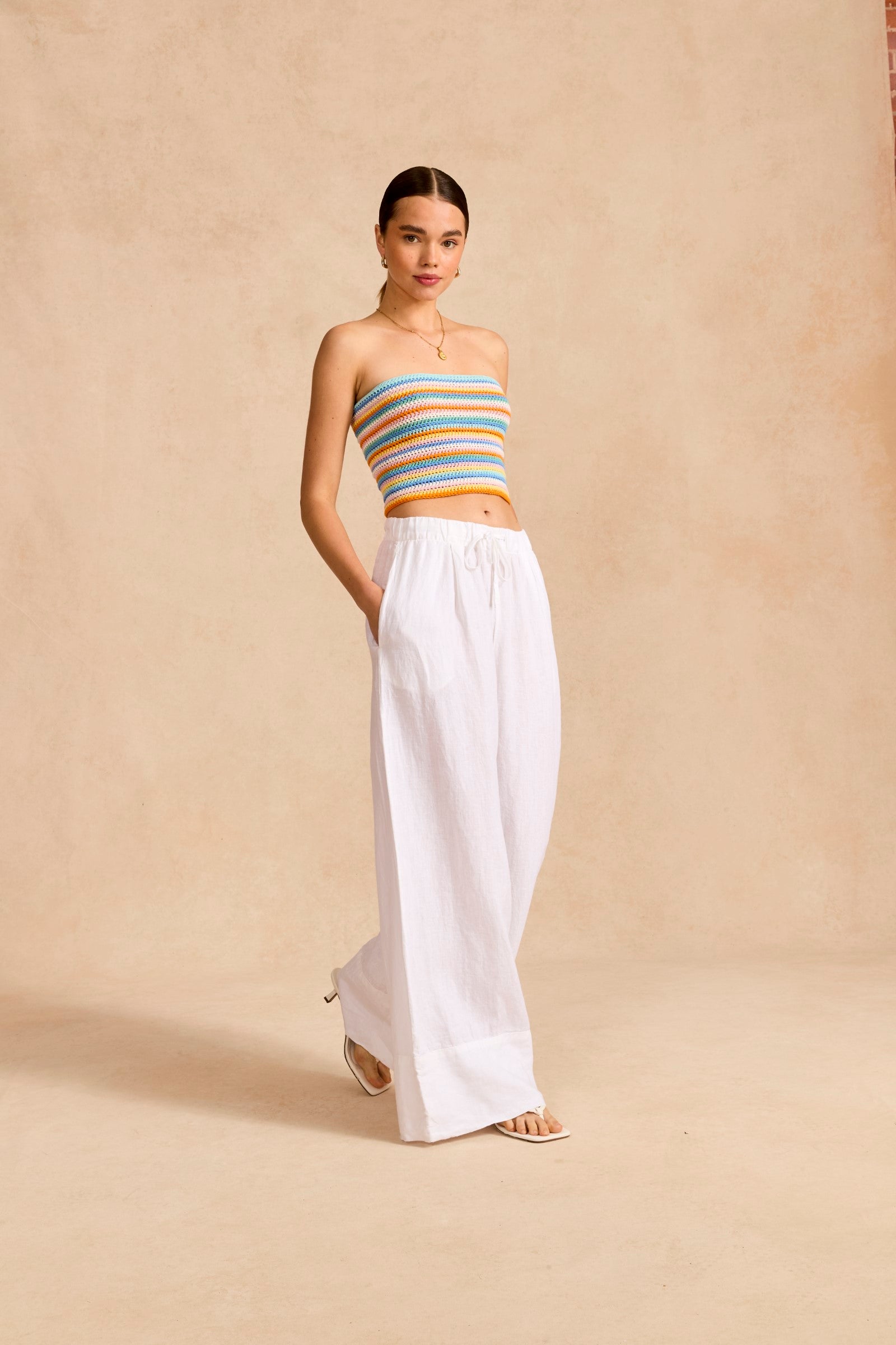 Sirdar Lace Me Up Tube Top Crochet Pattern
