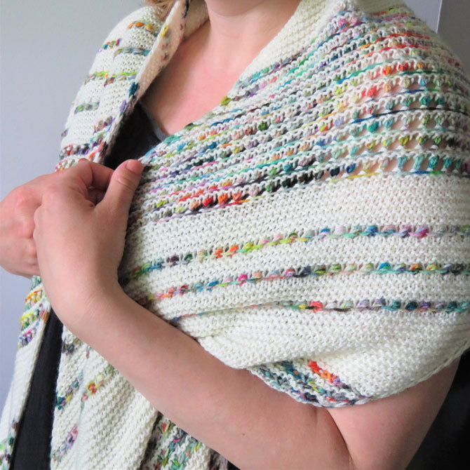 Yarn Snob Splatter Paint Shawl Kit