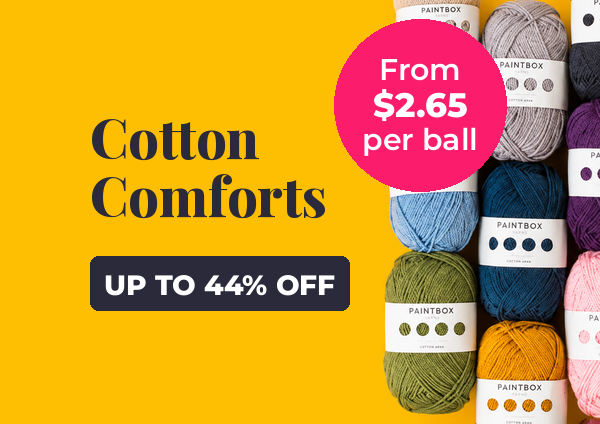 Paintbox Cotton DK & Cotton Aran up to 44% off