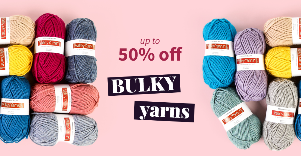 Up to 50% off Bulky Yarns