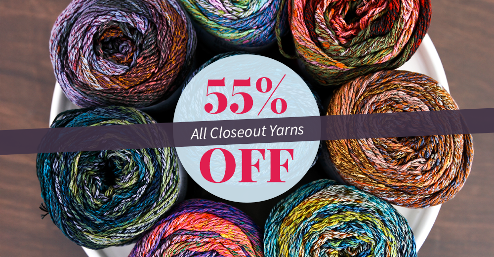 55% off Closeout Yarn