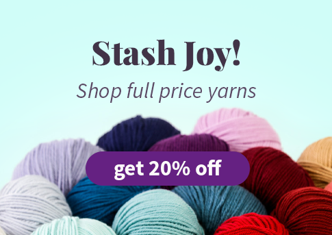 20% off Full Priced Yarns