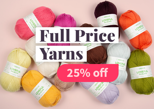 25% off Full Price Yarn When You Spend $70!