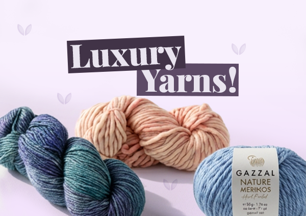 Up to 30% off Luxury Yarns