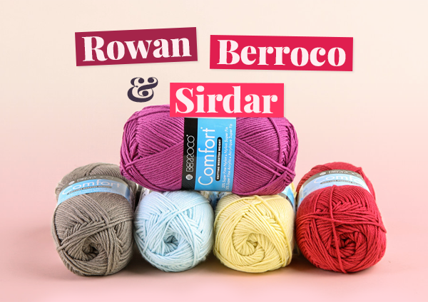 Up to 60% off Rowan, Berroco, Sirdar