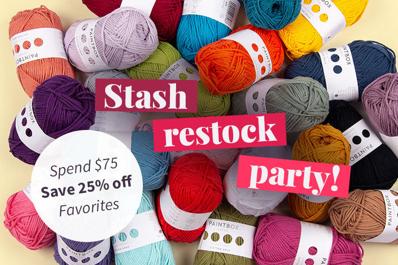 25% off full-priced yarns when you spend $75