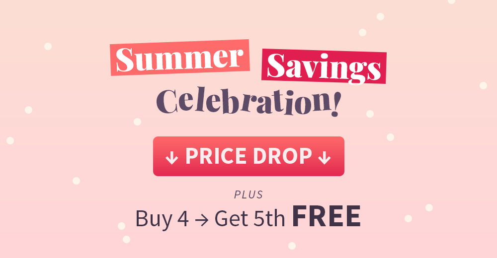 Up to 60% off Summer Savings Celebration!