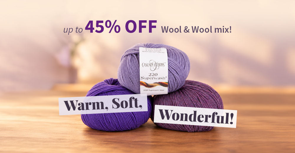 Up to 45% off Wool & Wool mix