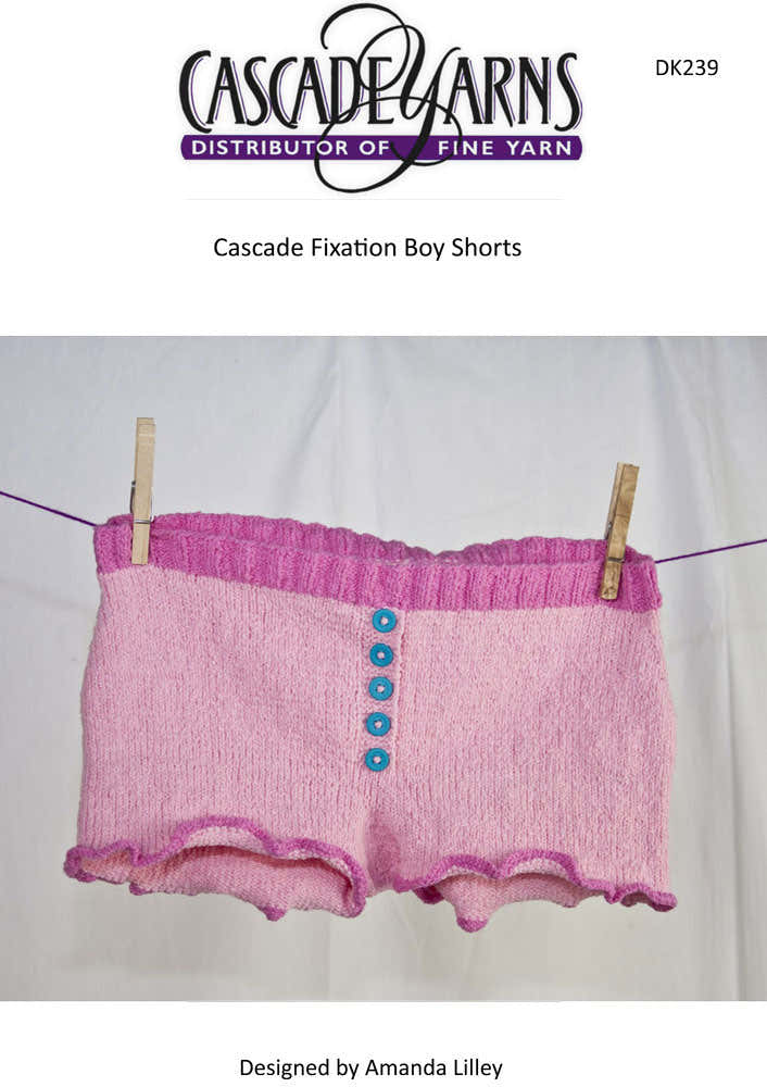 Boy Shorts Knitting Pattern