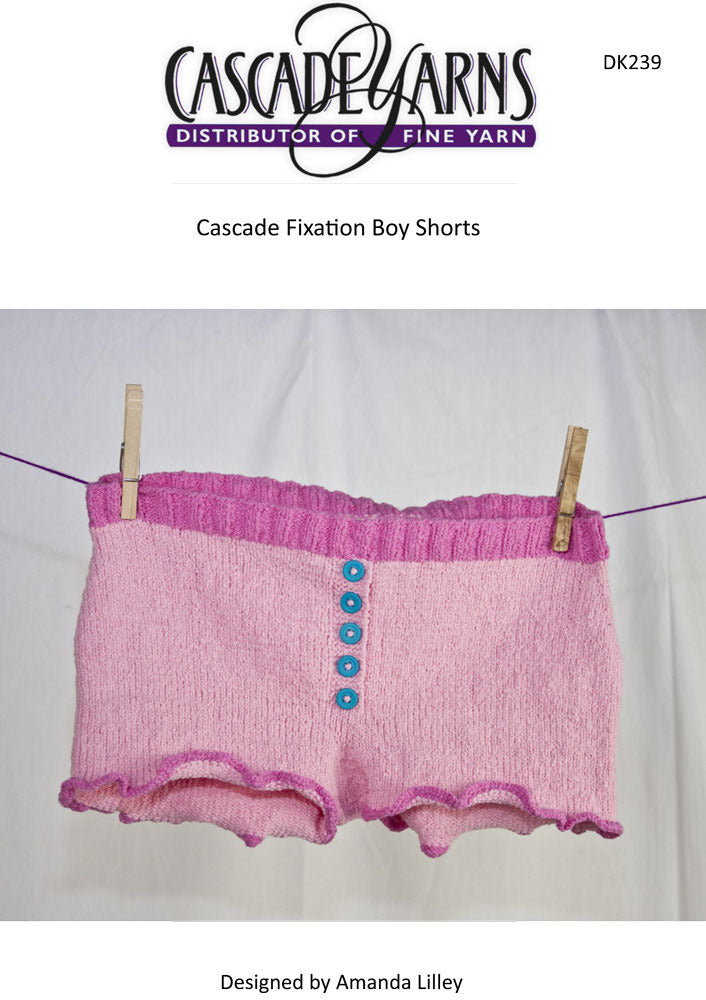 Boy Shorts Knitting Pattern