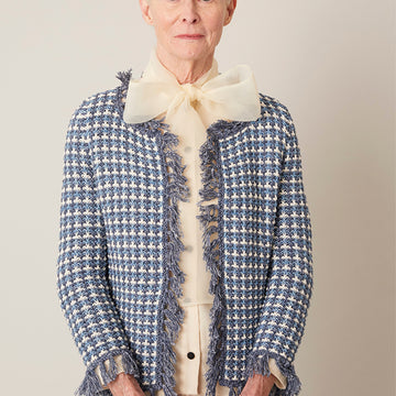 Debbie Bliss Aurora Fringed Jacket Knitting Pattern