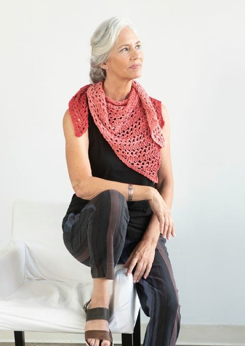 Liri Shawl Wrap Knitting Pattern