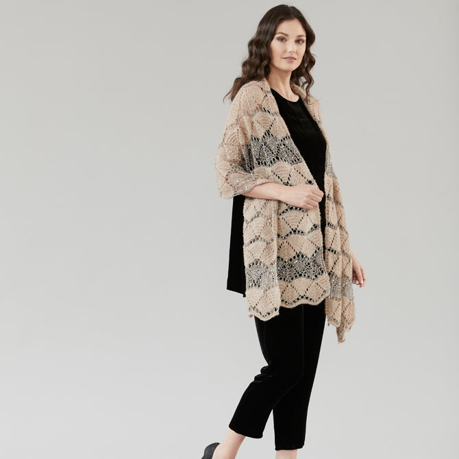 Stacy Charles Fine Yarns Vanessa Wrap Knitting Pattern